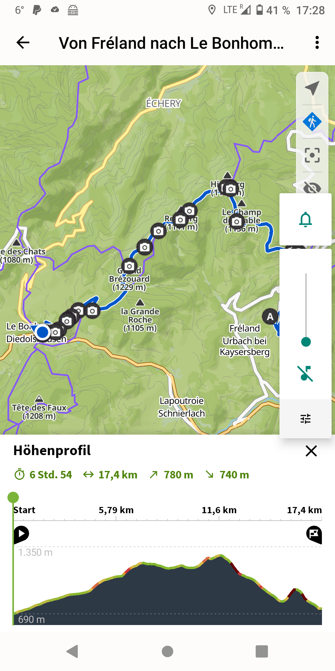 Von Fréland nach Le Bonhomme