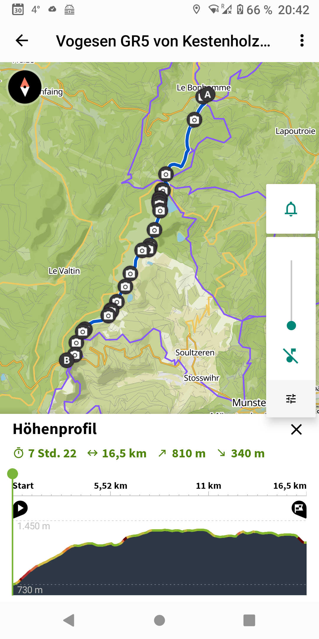 Von Le Bonhomme nach Col de la Schlucht